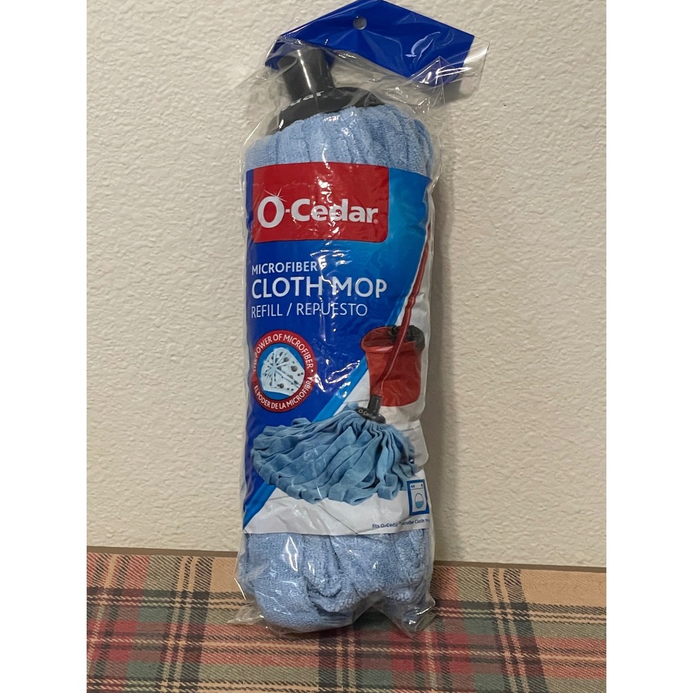 O-Cedar Microfiber Cloth Mop Refill Blue New‎ Replacement Head 04010-34-144-274